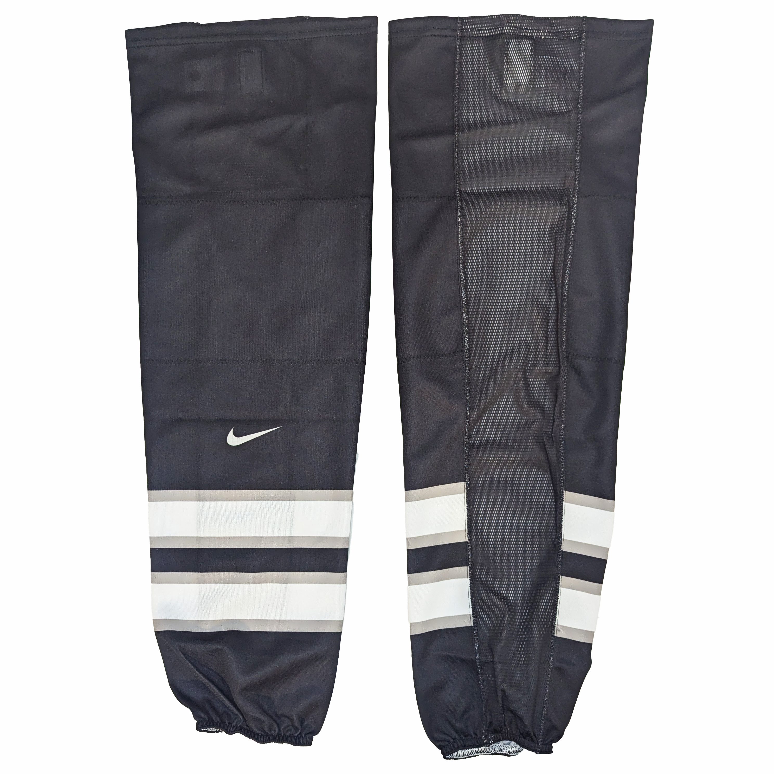 Nike - Nouvelle chaussette de hockey Nike NCAA (noir/blanc/gris)